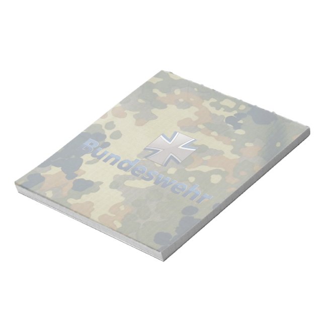 Bundeswehr-Emblem Notizblock (Rotiert)