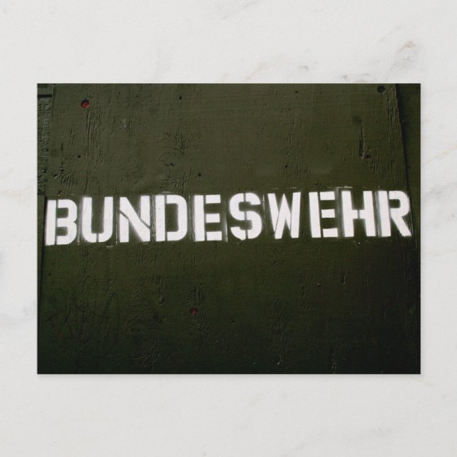 Bundeswehr Postkarte (Vorderseite)