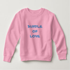 BUNDLE DER LIEBE - Einfach Niedlich rosa / blau Baby T-shirt