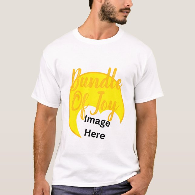 Bundle of Joy Benutzerdefiniertes Sonogramm Plus S T-Shirt (Vorderseite)