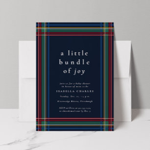 Bundle of joy Classic Christmas Baby Dusche Einladung