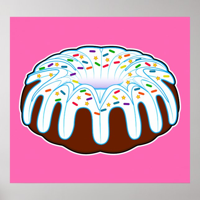 Bundt Cake Feier Poster (Vorne)