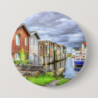 Bungalow Hafen Landschaft des Scenary Boat Button