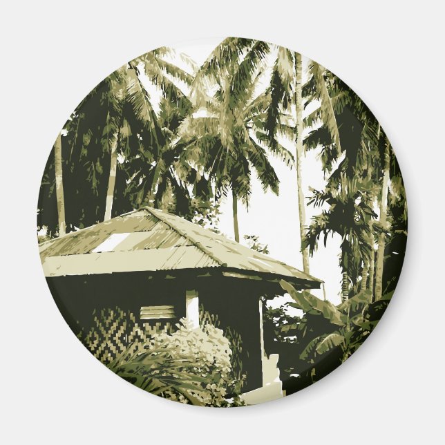 Bungalow Magnet (Vorne)