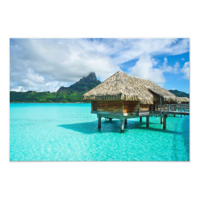 Bungalow mit Überwasser, Foto Bora Bora (Vorne)