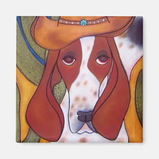 Bungalowart.com Desert Hound Magnet