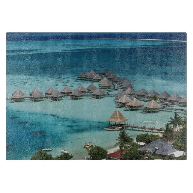 Bungalows des Beachcomber Hotels Schneidebrett (Vorderseite)