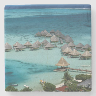Bungalows des Beachcomber Hotels Steinuntersetzer