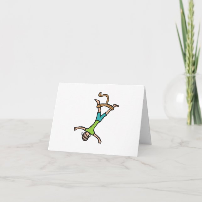 Bungee Jumping Karte (Vorderseite)