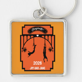 Bungee Jumping Wedding Gift Schlüsselanhänger