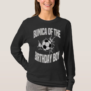 Bunica des Geburtstags-Boy-Fußball-Party T-Shirt