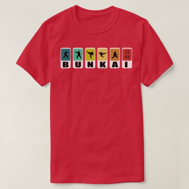 Bunkai Analyse und Dissektion von Karate Katas T-Shirt (Design vorne)