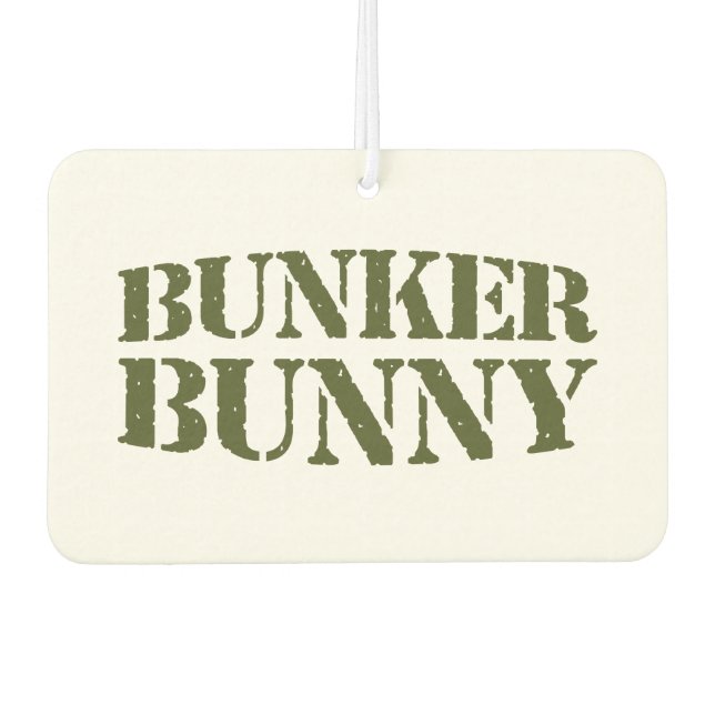 BUNKER BUNNY AUTOLUFTERFRISCHER (Vorderseite)