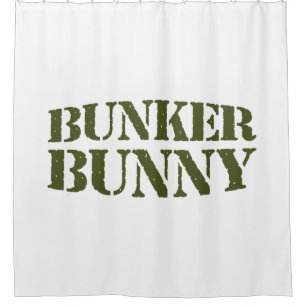 BUNKER BUNNY DUSCHVORHANG