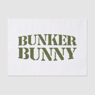 BUNKER BUNNY SEIDENPAPIER