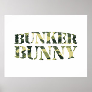 BUNKER CAMOUFLAGE / KAMOUFLAGE POSTER