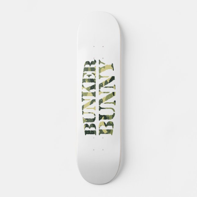 BUNKER CAMOUFLAGE / KAMOUFLAGE SKATEBOARD (Vorderseite)