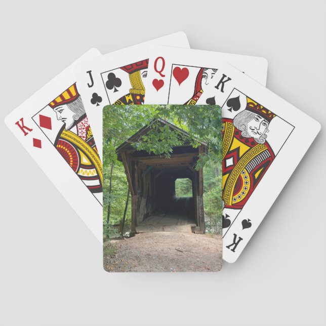 Bunker Hill Covered Bridge Spielkarten (Rückseite)
