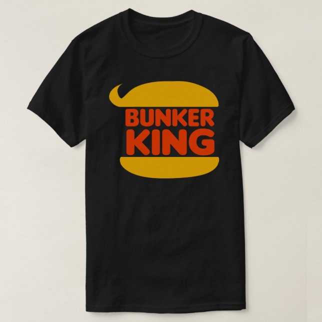 Bunker King Funny Anti-Trump Design of Bunker Boy T-Shirt (Design vorne)