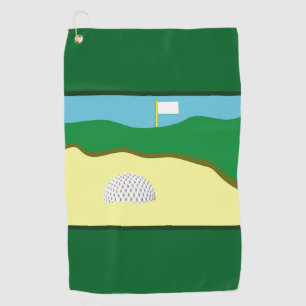 BUNKER TRAP GOLFHANDTUCH