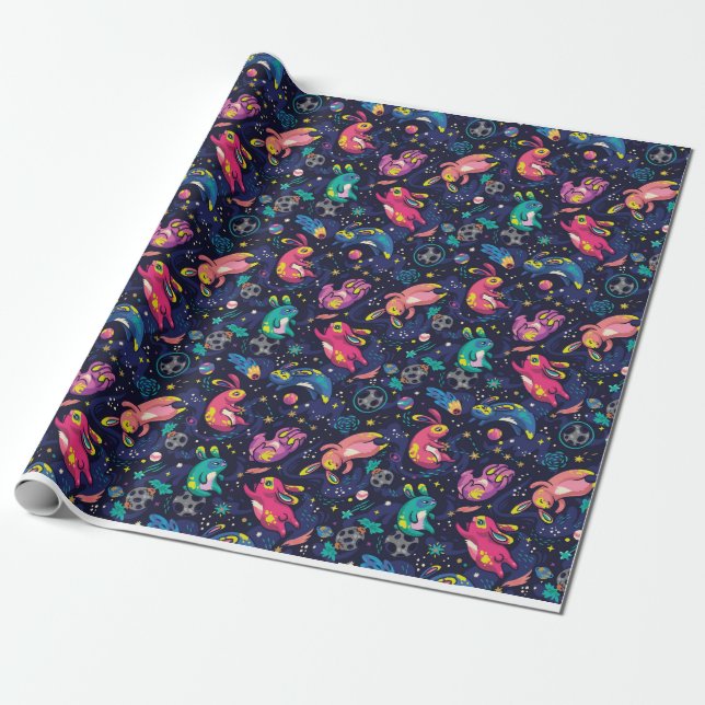 Bunne in Raumpackpapier Geschenkpapier (Ungerollt)