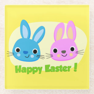 BUNNIEN "HAPPY EASTER" GLASUNTERSETZER