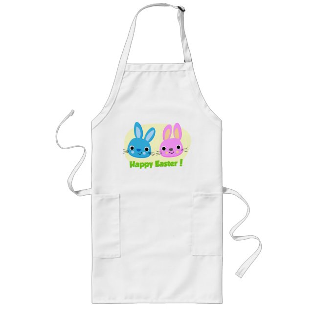 BUNNIEN "HAPPY EASTER" LANGE SCHÜRZE (Vorne)