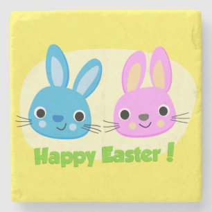 BUNNIEN "HAPPY EASTER" STEINUNTERSETZER