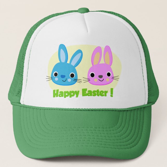 BUNNIEN "HAPPY EASTER" TRUCKERKAPPE (Vorderseite)