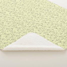 Bunnienbänder auf gelb - nahtlos. sherpadecke