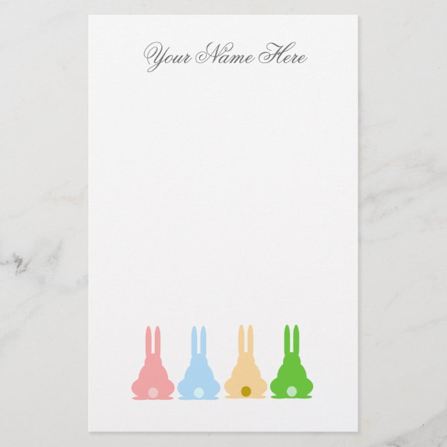 Bunnies Briefpapier (Vorderseite)