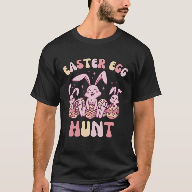 Bunnies Easter Egg Hunt  Bunny Easter for Boys Gir T-Shirt (Vorderseite)