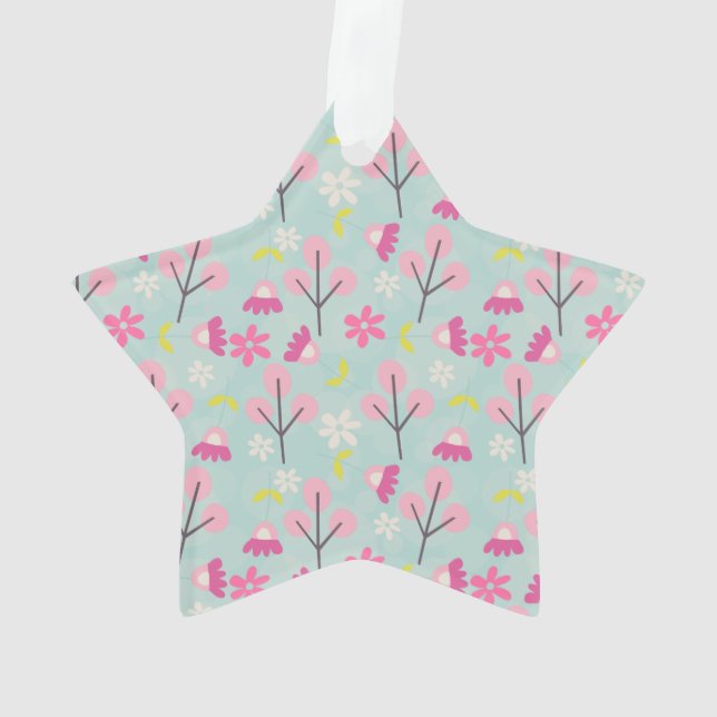 Bunnies et fleurs roses (dos)