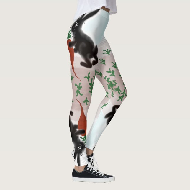 Bunnies in My Garden Leggings (Rechts)