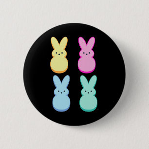Bunnies Oaster Bunnies Button