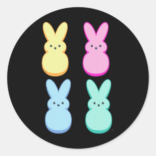 Bunnies Oaster Bunnies Runder Aufkleber