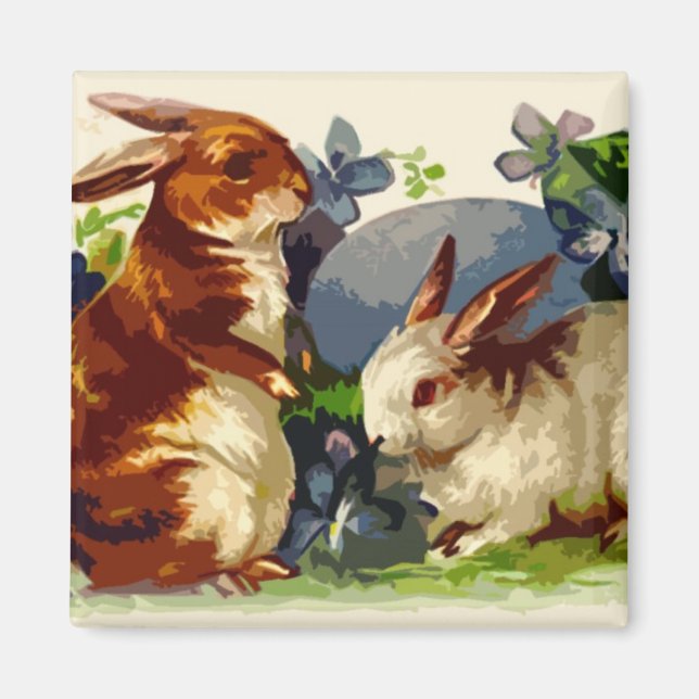 Bunnies Ostermagnet Magnet (Vorne)