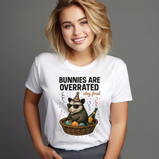 Bunnies sind überbewertet Bleibe Feral T - Shirt (Von Creator hochgeladen)