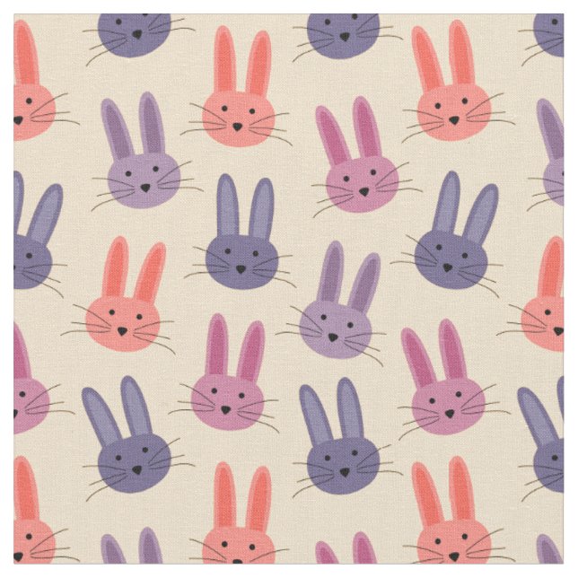 Bunnies Stoff (Nahaufnahme)