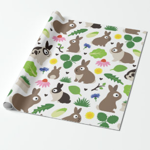 Bunnies und ihre Leckereien Geschenkpapier