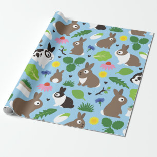 Bunnies und ihre Leckereien Geschenkpapier