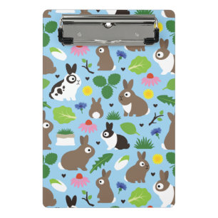 Bunnies und ihre Leckereien Mini Klemmbrett