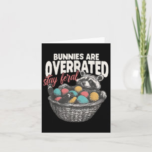 Bunnies werden übertrieben Bleibe Feral Funny Oast Karte