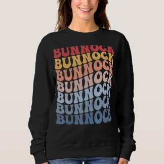 Bunnock Groovy Retro Sports Sweatshirt
