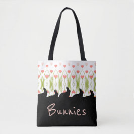 Bunny Accented Designer Market Tasche