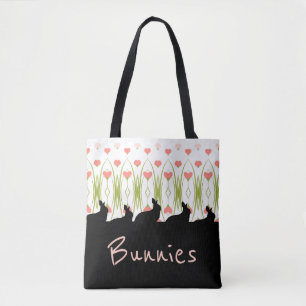 Bunny Accented Designer Market Tasche