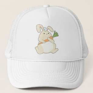 Bunny als Koch mit Carrot Truckerkappe