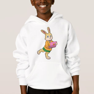 Bunny als Sekretär für Laptop Hoodie