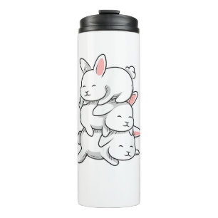 Bunny Animal - Funny Pet Kawaii Rabbit Thermosbecher