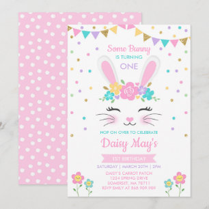 Bunny Anniversaire Invitation Un Bunny Anniversair